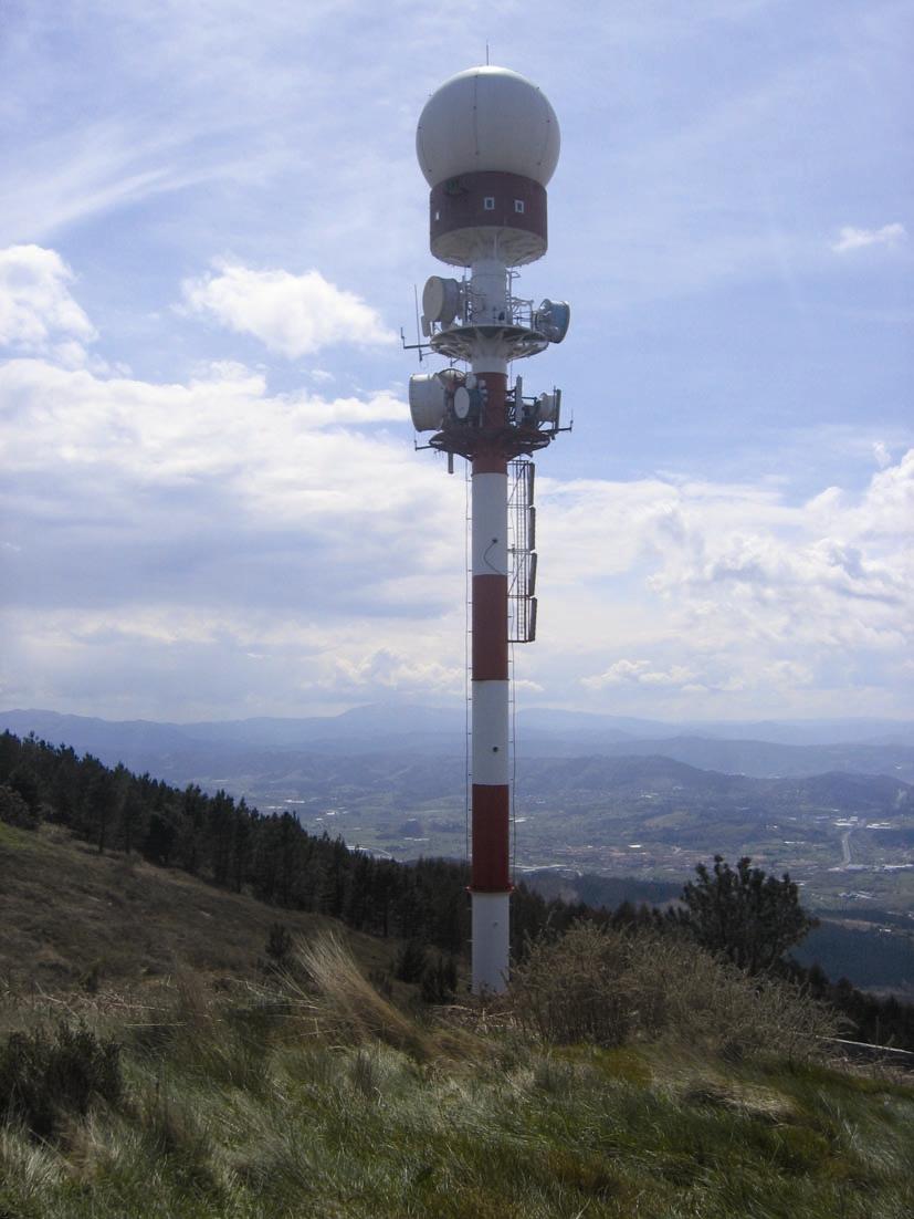 Jata mendiko antena, Bakio eta Mungia artean